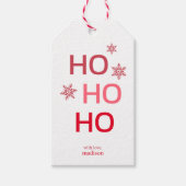 Kerstmis Cadeaulabel (Voorkant)