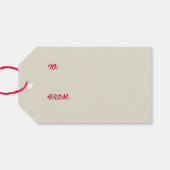 Kerstmis Cadeaulabel (Achterkant Horizontaal)