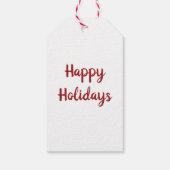 Kerstmis Cadeaulabel (Achterkant)