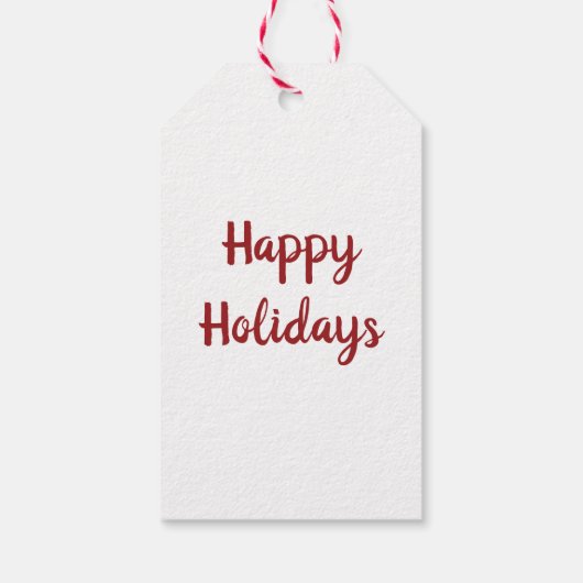 Kerstmis Cadeaulabel (Achterkant)