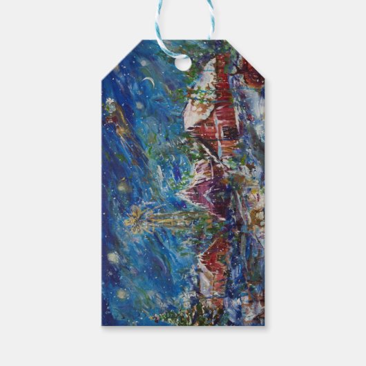 Kerstmis Cadeaulabel (Voorkant)