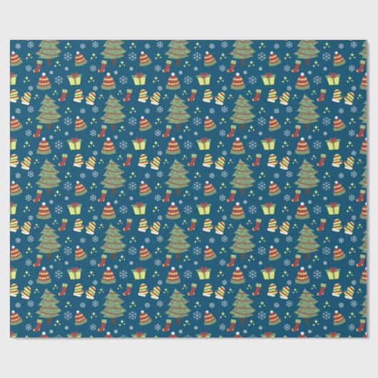 Kerstmis Cadeaupapier (Vlak)