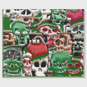 Kerstmis Cadeaupapier (Vlak)