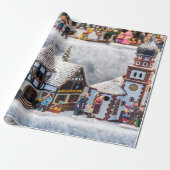 Kerstmis Cadeaupapier (Uitgerold)