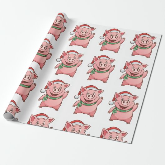 Kerstmis Cadeaupapier (Uitgerold)