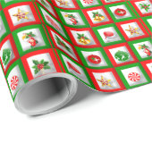 Kerstmis Cadeaupapier (Rol Hoek)