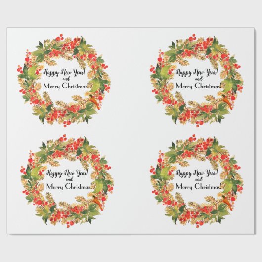 Kerstmis Cadeaupapier (Vlak)