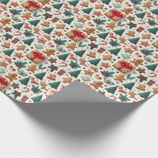 Kerstmis Cadeaupapier (Hoek)