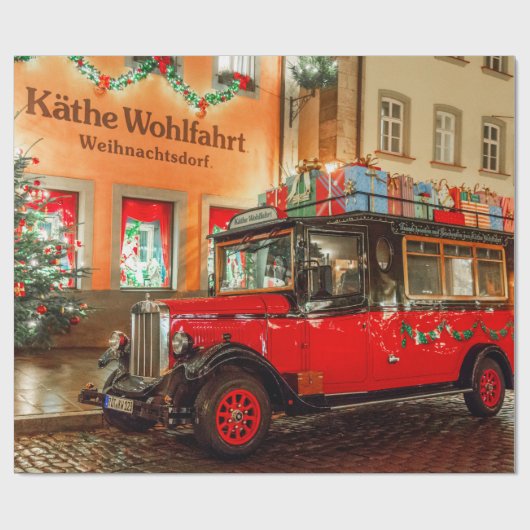 Kerstmis Cadeaupapier (Vlak)