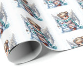 Kerstmis cadeaupapier (Rol Hoek)