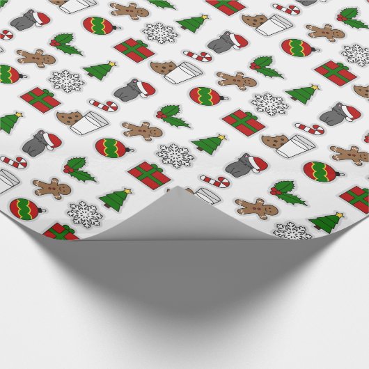 Kerstmis Cadeaupapier (Hoek)