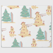 Kerstmis Cadeaupapier (Vlak)