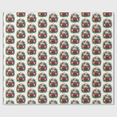 Kerstmis cadeaupapier (Vlak)