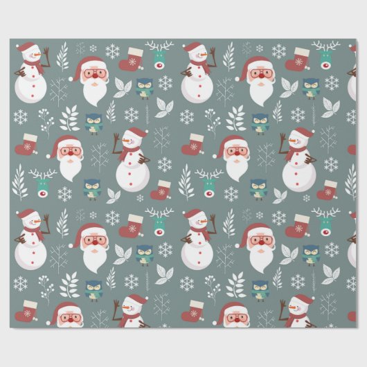 Kerstmis Cadeaupapier (Vlak)