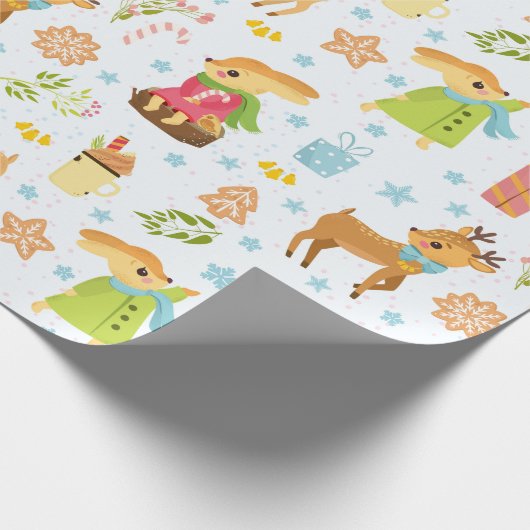 Kerstmis Cadeaupapier (Hoek)