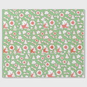 kerstmis cadeaupapier (Vlak)