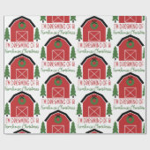 Kerstmis Cadeaupapier (Vlak)