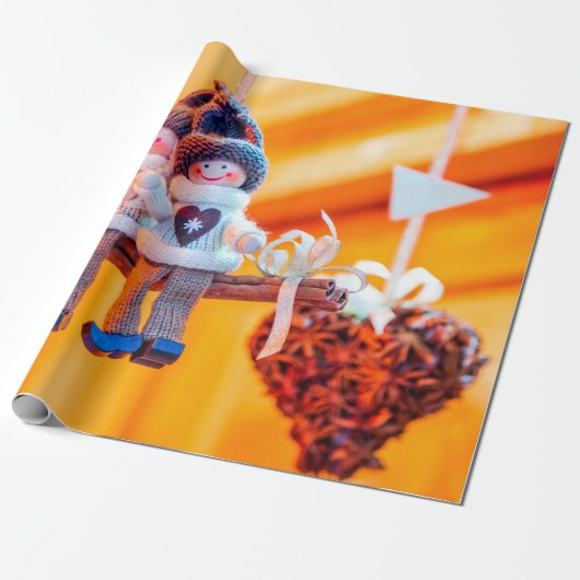 Kerstmis Cadeaupapier (Uitgerold)