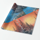 Kerstmis Cadeaupapier (Uitgerold)