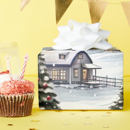 Kerstmis Cadeaupapier (Verjaardagsfeest)