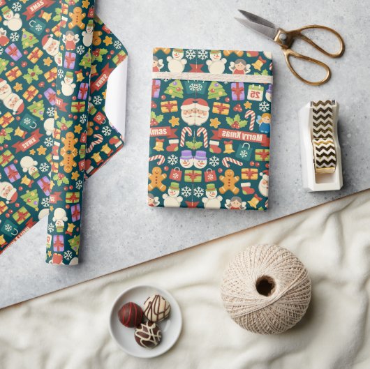 Kerstmis Cadeaupapier (Crafts)