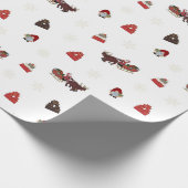 Kerstmis Cadeaupapier (Hoek)