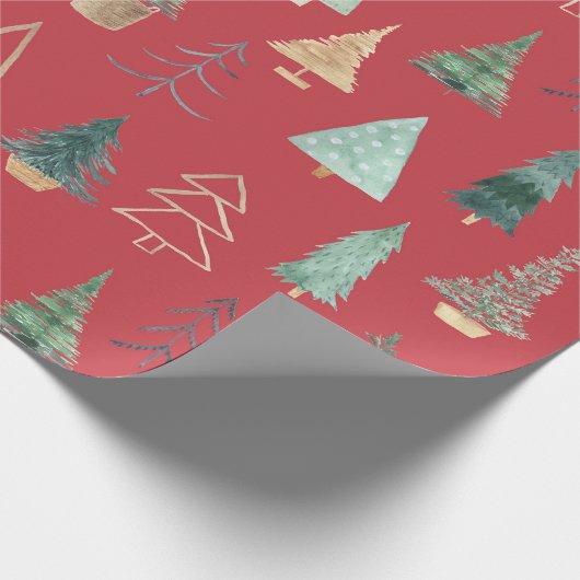 Kerstmis Cadeaupapier (Hoek)