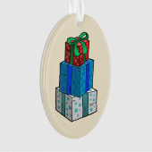 Kerstmis Cadeaus Ornament (voorkant)