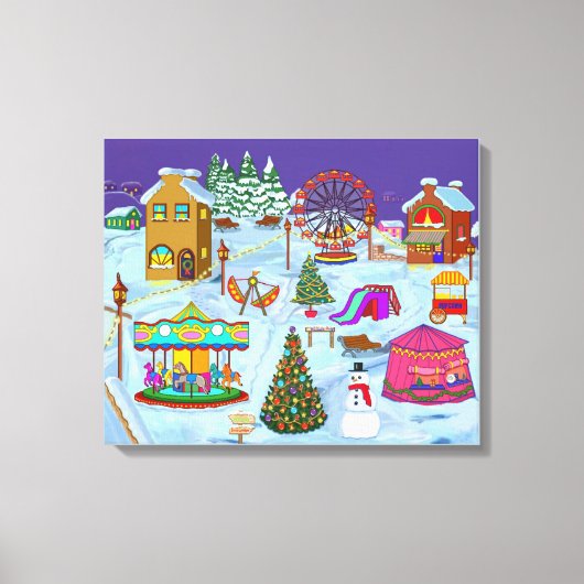Kerstmis Canvas Afdruk (Voorkant)