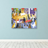 Kerstmis Canvas Afdruk (Insitu (Houten vloer))