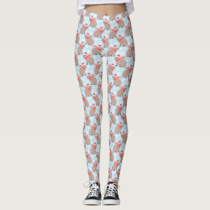Kerstmis Capybara Funny Festive Dierenvriend Leggings