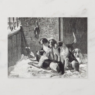 Kerstmis Carol, van het "Uur van de Vrije tijd", Feestdagenkaart