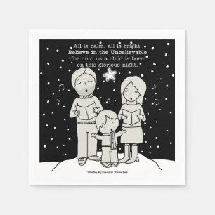 Kerstmis Caroling Servetten
