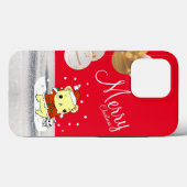Kerstmis Case-Mate iPhone Case (Achterkant (horizontaal))