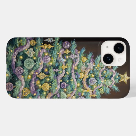 Kerstmis Case-Mate iPhone Case (Achterkant (horizontaal))