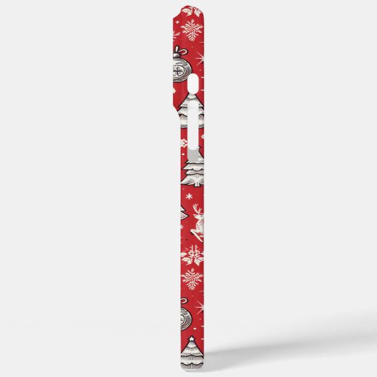 Kerstmis Case-Mate iPhone Case (Achterkant / Links)