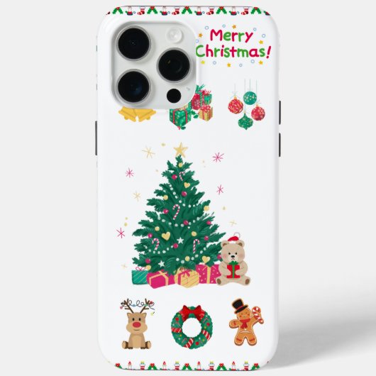 Kerstmis Case-Mate iPhone Case (Achterkant)