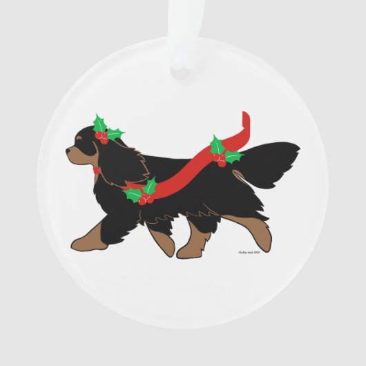 Kerstmis Cavalier Ornament (voorkant)
