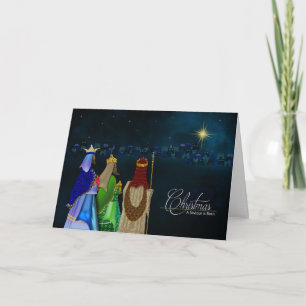 Kerstmis, Christelijk, Drie Koningen/Wijzen Kaart