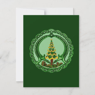 Kerstmis Claddagh Feestdagenkaart