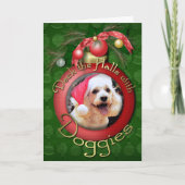 Kerstmis - Cockapoo - Maddy Feestdagen Kaart (Voorkant)