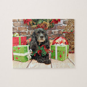 Kerstmis - Cocker Spaniel - Lily Legpuzzel