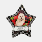 Kerstmis - Cocker - Toby, Havanees - Little T Keramisch Ornament (Rechts)