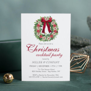 Kerstmis Cocktail Party Corporate Christmas Party Kaart