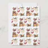 Kerstmis Cocktail Party Making Spirits Bright Kaart (Achterkant)