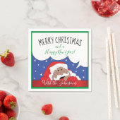 Kerstmis Cocktail servetten van de Kerstman van kl (Insitu)