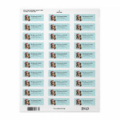Kerstmis Collie Return Address Labels (Full Sheet)