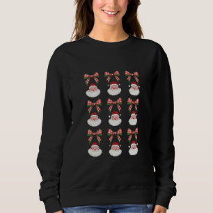Kerstmis Coquette Strik Kerstman Vintage Xmas Retr Trui