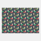 Kerstmis Corgi Dog Inpakpapier Vel (Voorkant)