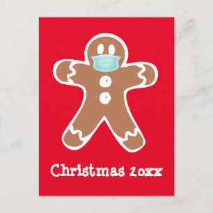 Kerstmis Covid Uw Jaar Briefkaart
